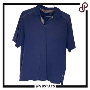 REI Medium Navy Blue Short Sleeve Outdoor Activigty Polo